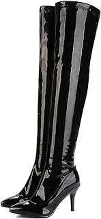 Bottes d'hiver pour femmes okatar cuissardes hautes au genou en cuir. Vous recherchez des cadeaux à prix abordable pour vos proches ? DIAYTAR COTE D'IVOIRE  a tout pour vous plaire. Explorez notre gamme de gadgets discount, des articles les plus insolites aux innovations technologiques les plus recherchées. Offrez des cadeaux originaux et faites des économies avec DIAYTAR COTE D'IVOIRE .