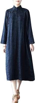 Nfym femmes automne hiver chinois cheongsam robe coton jacquard qipao longue à la mode. Faites des économies considérables avec DIAYTAR COTE D'IVOIRE, votre source ultime de produits discount en ligne. Parcourez notre large gamme d'articles allant de la maison à l'électroménager, en passant par l'informatique, la mode et les gadgets, et profitez de prix imbattables. Ne manquez pas cette occasion de vous offrir des produits de qualité à des tarifs défiant toute concurrence.