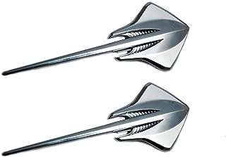 Paire d'emblèmes de garde boue 3d corvette stingray c2 c3 et c7 2014 2019 compatibles avec (chrome)). DIAYTAR COTE D'IVOIRE  - le secret des bonnes affaires en ligne. Simplifiez vos achats et réalisez des économies substantielles grâce à notre sélection éclectique comprenant des articles pour votre maison, des gadgets high-tech, des produits informatiques et des vêtements branchés, tous à des prix imbattables.