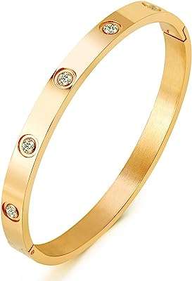 Bracelet d'amour en acier inoxydable plaqué or 18 carats adjewelry. À la recherche de produits discount de qualité ? Ne cherchez plus ! DIAYTAR COTE D'IVOIRE  vous propose une sélection variée d'articles pour la maison, l'électroménager, l'informatique et la mode à des prix imbattables. N'hésitez plus et faites des économies en optant pour nos offres attractives !