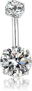 Anneaux de nombril 14g en acier inoxydable chirurgical rond avec zircone. Visitez DIAYTAR COTE D'IVOIRE  et profitez de notre sélection exceptionnelle de produits discount. Que vous recherchiez des articles pour la maison, de l'électroménager, de l'informatique ou de la mode, notre boutique en ligne vous offre des produits de qualité à prix réduit, sans compromis sur la satisfaction du client.