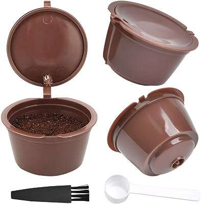 Dosettes rechargeables réutilisables dolce gusto 4 pièces cafetière réutilisable avec cuillère en plastique et 1. DIAYTAR COTE D'IVOIRE  - des réductions incroyables sur tous les produits dont vous avez besoin. Parcourez notre boutique en ligne pour découvrir des offres discount sur des centaines d'articles, allant de la mode aux appareils électroménagers dernier cri.