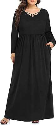 Robes longues décontractées amples à manches et col en v pour femmes. Trouvez tout ce dont vous avez besoin à prix mini chez DIAYTAR COTE D'IVOIRE . Parcourez notre vaste assortiment de produits discount, des dernières tendances de la mode aux gadgets technologiques les plus recherchés. Faites des économies sans compromettre la qualité avec DIAYTAR COTE D'IVOIRE .