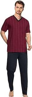 Ensemble pyjama pour hommes t shirt et pantalon en coton turc de vêtements. DIAYTAR COTE D'IVOIRE  - la solution pour des achats discount en ligne simples et rapides. Trouvez tout ce dont vous avez besoin sans vous ruiner, de la maison à l'électroménager en passant par l'informatique et la mode. Profitez de nos prix compétitifs et faites des économies dès maintenant.