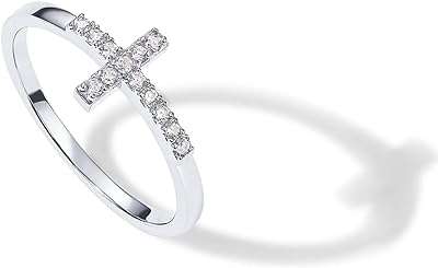 Bague croix plaquée or 14 carats | de promesse d'éternité pour femme. Ne cherchez plus, DIAYTAR COTE D'IVOIRE  est la boutique en ligne qu'il vous faut pour trouver tout ce dont vous avez besoin à petit prix ! Du petit électroménager aux articles de mode tendance en passant par les dernières technologies, explorez notre vaste catalogue et réalisez de véritables bonnes affaires !