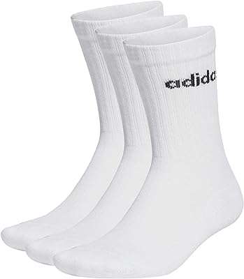 Chaussettes unisexes sea-line crew pack de 3 blanc noir ht3455 non-sport unisexe