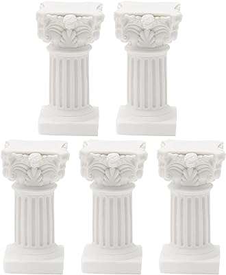 Sahisday 5 petits piliers grecs romains décoratifs statues grecques ornement artistique en résine pour table. Faites un bond dans le monde des bonnes affaires avec DIAYTAR COTE D'IVOIRE  ! Découvrez notre boutique en ligne généraliste où vous trouverez tout ce dont vous avez besoin, de la maison à l'électroménager, de l'informatique à la mode, et même les derniers gadgets. Ne sacrifiez pas votre budget pour vous faire plaisir, optez pour nos produits discount de qualité.