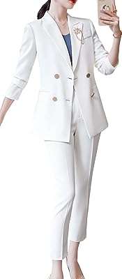 Ensemble blazer de bureau deux pièces veste d'affaires et pantalon pour femme. À la recherche des dernières technologies sans vous ruiner ? DIAYTAR COTE D'IVOIRE  est votre partenaire incontournable pour tous vos achats informatiques en ligne. Des ordinateurs portables aux tablettes en passant par les accessoires high-tech, nous vous offrons un rapport qualité-prix imbattable. Restez connecté avec nos offres exceptionnelles et boostez votre productivité à moindre coût !