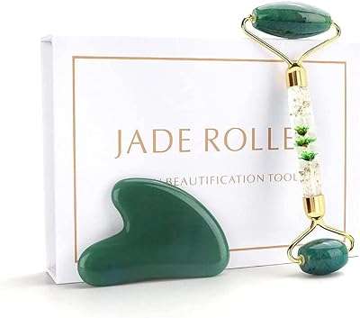 Ensemble de soins de la peau jecon jade gua sha outil de massage facial en rouleau. Explorez DIAYTAR COTE D'IVOIRE  et découvrez un monde de produits discount passionnants. Que vous recherchiez des appareils électroménagers efficaces, des vêtements stylés ou des gadgets innovants, notre boutique en ligne dispose de tout cela et bien plus encore.  Profitez d'une expérience shopping unique tout en faisant des économies énormes chez nous !