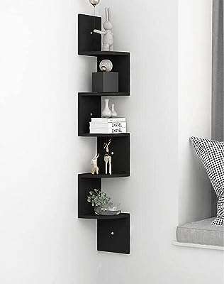 Étagère d'angle de rangement mural mixdi à 5 niveaux étagères flottantes. DIAYTAR COTE D'IVOIRE  vous propose une expérience d'achats en ligne unique. Découvrez notre sélection de produits discount allant de la maison à l'électroménager, de l'informatique à la mode, sans oublier les gadgets les plus en vogue. Ne dépensez pas plus que nécessaire et trouvez tous vos articles préférés à des prix incroyables !