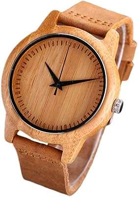 Montre en bois pour hommes à quartz légère faite la main. Économisez tout en vous faisant plaisir grâce à DIAYTAR COTE D'IVOIRE, votre boutique en ligne généraliste. Notre large gamme de produits, allant de la décoration de maison aux gadgets dernier cri, en passant par la mode et l'électroménager, vous permettra de trouver ce que vous désirez à prix réduits.