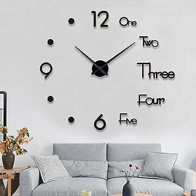 Grande horloge murale miroir 3d moderne sans cadre grande en métal pour la décoration. Besoin de renouveler votre intérieur sans vous ruiner ? DIAYTAR COTE D'IVOIRE  est là pour vous offrir une vaste gamme de produits discount pour la maison, des meubles aux accessoires décoratifs en passant par les appareils électroménagers. Profitez de notre sélection de qualité à des prix incroyables et transformez votre maison sans vous soucier de votre budget.