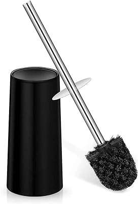Brosse wc et support elekdon avec manche en acier inoxydable et poils rigides pour un nettoyage. DIAYTAR COTE D'IVOIRE  - La boutique en ligne qui rend le shopping abordable! Découvrez notre sélection de produits discount, comprenant des équipements informatiques, des appareils électroménagers, des vêtements tendance et bien plus encore, tous à des prix défiant toute concurrence.
