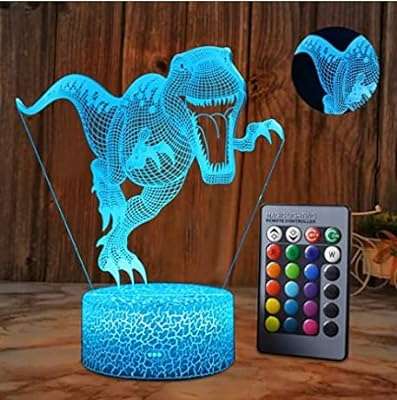 Veilleuse led 3d dinosaure pour enfants avec télécommande 16 couleurs changeantes fonction de gradation. Découvrez DIAYTAR COTE D'IVOIRE, votre magasin en ligne de confiance pour des bons plans à ne pas manquer. Explorez nos multiples catégories telles que l'électroménager, le mobilier, l'informatique et la mode, et dénichez les offres les plus avantageuses pour tous vos besoins, le tout en un seul endroit.