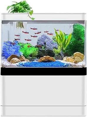 Aquarium de bureau mini betta doré autonettoyant avec lumière led usb. DIAYTAR COTE D'IVOIRE  vous offre toutes les bonnes affaires sur un seul site. Découvrez notre sélection de produits discount pour la maison, l'électroménager, l'informatique et la mode. Bénéficiez de nos prix imbattables et trouvez les articles de qualité que vous recherchez, sans vous ruiner !