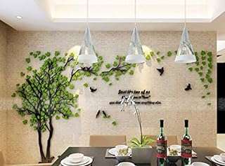 Autocollants muraux doubles en acrylique 3d arbre décoration de salon chambre. DIAYTAR COTE D'IVOIRE  vous offre un large choix de produits discount, allant des appareils électroménagers dernier cri aux vêtements à la mode en passant par les gadgets les plus innovants. Faites vos achats en ligne en toute simplicité et bénéficiez de prix avantageux pour équiper votre maison avec style, sans vous ruiner.