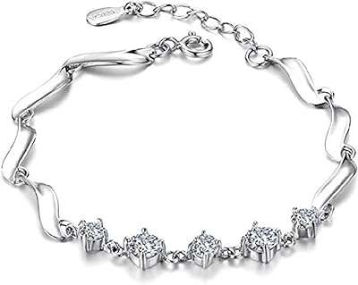 Bracelet tendance en cristal plaqué argent et platine pour femme (argent) (10926b) par shining. Économisez tout en vous faisant plaisir grâce à DIAYTAR COTE D'IVOIRE, votre boutique en ligne généraliste. Notre large gamme de produits, allant de la décoration de maison aux gadgets dernier cri, en passant par la mode et l'électroménager, vous permettra de trouver ce que vous désirez à prix réduits.