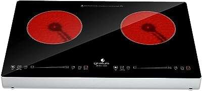 Cuisinière électrique gratus à double brûleur avec capteur infrarouge commande tactile bouton et affichage. DIAYTAR COTE D'IVOIRE  - Votre guichet unique pour des achats discount en ligne. Découvrez notre catalogue diversifié regorgeant de produits pour la maison, l'électroménager, l'informatique, la mode et les gadgets, le tout à des prix avantageux. Naviguez facilement sur notre site convivial et trouvez les meilleures offres pour vos besoins du quotidien.
