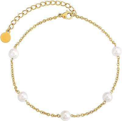 Bracelet de cheville en or 14 carats pour femme bracelet krkc. DIAYTAR COTE D'IVOIRE  - votre guichet unique pour des produits discount dans tous les domaines. Redécorez votre maison, améliorez votre cuisine, restez à la pointe de la mode et profitez des derniers gadgets, le tout à des prix exceptionnels. Dites adieu aux achats coûteux et bienvenue aux bonnes affaires !