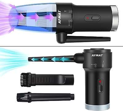 Dépoussiéreur d'air sans fil afmat souffleur et aspirateur puissant 2 en 1. Faites des économies sans compromis chez DIAYTAR COTE D'IVOIRE, votre destination de shopping en ligne pour des produits discount de qualité supérieure, allant des appareils électroniques à la décoration d'intérieur.