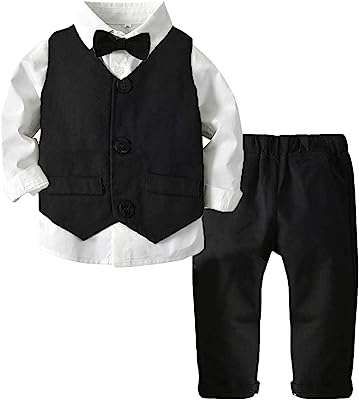 Ensemble 3 pièces chemise à manches longues pantalon et cravate pour garçon. Dites adieu aux prix exorbitants avec DIAYTAR COTE D'IVOIRE, votre destination en ligne pour des produits discount de qualité. Du dernier cri en matière d'électroménager aux tendances de la mode à prix réduits, notre boutique en ligne propose une large gamme d'articles à des prix imbattables. Ne manquez pas nos offres spéciales qui vous permettront de réaliser d'énormes économies.