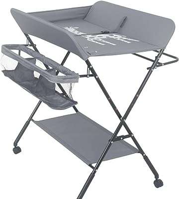 Table à langer pliable et portable avec roulettes réglage de la hauteur en trois. Choisissez DIAYTAR COTE D'IVOIRE  pour vos achats discount en ligne. Parcourez notre sélection étendue comprenant des produits pour tous les besoins, que ce soit pour la maison, l'électroménager, l'informatique, la mode ou les gadgets. Profitez de notre politique de prix bas et économisez tout en trouvant des articles de qualité.