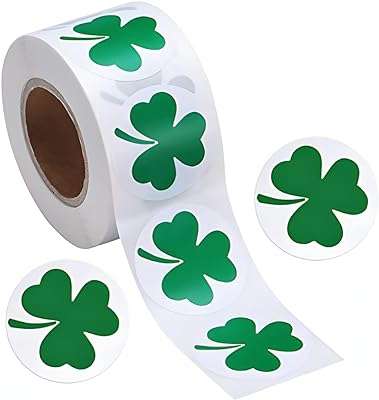 Autocollants trèfle de la saint patrick 500 pièces autocollants du jour vert pour les décorations. DIAYTAR COTE D'IVOIRE, votre destination en ligne pour des achats malins : explorez nos catégories variées telles que la maison, l'électroménager, l'informatique et la mode, et découvrez des produits discount à prix défiant toute concurrence. Faîtes-vous plaisir sans vous ruiner avec DIAYTAR COTE D'IVOIRE !