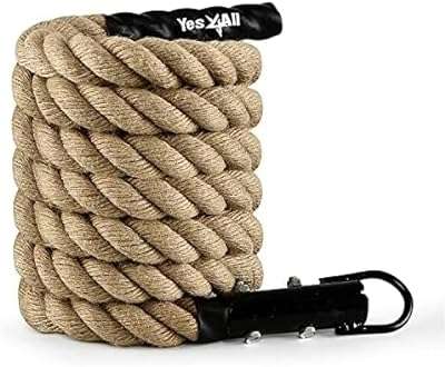 Corde d'escalade yes4all gym pour entraînement de musculation à domicile 1 1 2". Parcourez notre magasin en ligne DIAYTAR COTE D'IVOIRE  et profitez de nos offres incroyables sur une large gamme de produits. Trouvez tout ce dont vous avez besoin, de l'électroménager à l'informatique, et restez à la mode sans vous ruiner grâce à nos articles à prix réduits.