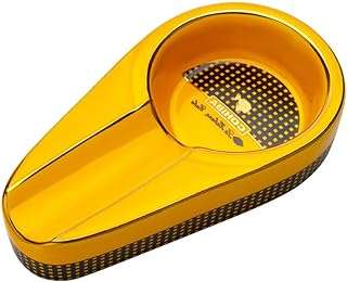 Petit cendrier en céramique cohiba jaune taille unique. DIAYTAR COTE D'IVOIRE  - Votre destination en ligne pour des offres discount sur tout ! Parcourez notre vaste sélection de produits pour équiper votre maison avec des électroménagers, des articles de mode tendance et même des gadgets technologiques, le tout à des prix incroyables. Ne manquez pas nos super promotions et économisez dès aujourd'hui !