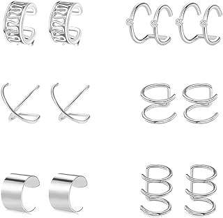 Ensemble de fausses oreilles en acier inoxydable boucles d'oreilles non percées. Ne cherchez plus, DIAYTAR COTE D'IVOIRE  est le site discount ultime pour toutes vos envies shopping. Laissez-vous surprendre par notre gamme variée, allant des produits pour la maison aux accessoires high-tech indispensables à la vie moderne, et bénéficiez des prix les plus bas du marché. Explorez notre boutique en ligne dès aujourd'hui et faites de bonnes affaires en un clic !