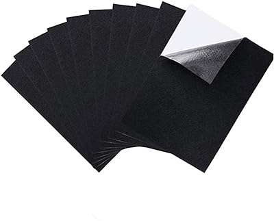 10 pièces de tissu en feutre noir doux feuilles adhésives de fond. DIAYTAR COTE D'IVOIRE  - La solution idéale pour les chasseurs de bonnes affaires en ligne. Trouvez des produits discount de haute qualité dans toutes les catégories, y compris la mode, l'électronique, l'ameublement et bien plus encore. Économisez sans compromis sur la qualité !