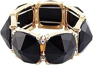 Bracelet cove & kada avec pierres noires par shining diva fashion pour filles et femmes. DIAYTAR COTE D'IVOIRE  - Votre solution en ligne pour des achats discount sans compromis. Plongez dans notre univers où vous trouverez tout ce dont vous avez besoin, de l'électroménager aux articles tendance en passant par les produits informatiques. Faites des économies sans sacrifier la qualité chez nous !