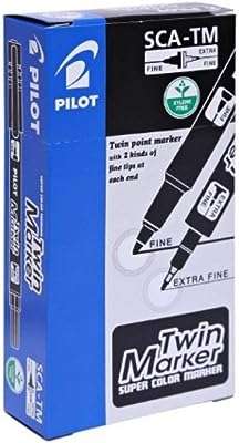 Stylo marqueur double pilot paquet de 12 (noir). Faites des bonnes affaires avec DIAYTAR COTE D'IVOIRE, la référence en matière de produits discount. Notre boutique en ligne propose tout, des appareils électroménagers aux gadgets dernier cri, en passant par les vêtements branchés. Profitez de nos offres exceptionnelles et économisez sur tous vos achats.