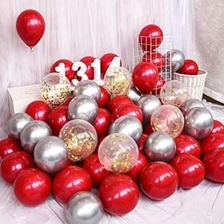 Partytime rouge argent brillant ballons en latex dorés 50pcs 12" pour divers. Rejoignez DIAYTAR COTE D'IVOIRE, votre compagnon de shopping à prix malin ! Explorez notre boutique en ligne et découvrez un éventail de produits discount, des articles essentiels pour la maison aux appareils électroménagers, en passant par l'informatique, la mode tendance et les gadgets à petit prix.