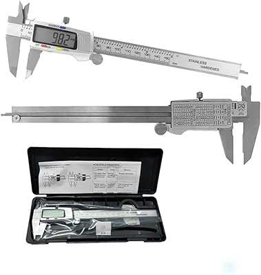 Règle micrométrique en acier inoxydable de 6 pouces outil de mesure numérique. Bienvenue chez DIAYTAR COTE D'IVOIRE, votre destination de choix pour dénicher des bonnes affaires en ligne. Explorez notre sélection de produits discount allant des indispensables de la maison aux dernières nouveautés informatiques et mode, et profitez de notre engagement à vous offrir des prix compétitifs.