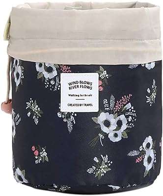 1 x trousse de maquillage ronde étanche à cordon avec grille. DIAYTAR COTE D'IVOIRE  vous ouvre les portes d'un univers de bonnes affaires. Découvrez notre large gamme de produits discount, allant des indispensables de la maison aux dernières tendances mode, en passant par les gadgets innovants. Profitez d'offres exceptionnelles et de prix imbattables pour des achats malins et éclairés.