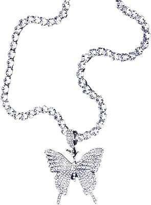 Collier papillon en cristal pendentif strass bijoux de collier brillant accessoires mode pour filles. Explorez DIAYTAR COTE D'IVOIRE  et découvrez un monde de produits discount passionnants. Que vous recherchiez des appareils électroménagers efficaces, des vêtements stylés ou des gadgets innovants, notre boutique en ligne dispose de tout cela et bien plus encore.  Profitez d'une expérience shopping unique tout en faisant des économies énormes chez nous !