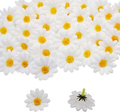 100 pièces 15" têtes de fleurs de marguerite artificielles gerbera pour fête. DIAYTAR COTE D'IVOIRE, l'adresse incontournable pour tous les amateurs de mode à petit prix. Découvrez notre large sélection de vêtements et accessoires tendances pour hommes et femmes, et exprimez votre style sans vous ruiner. Du casual chic au streetwear, notre boutique en ligne vous offre la possibilité de rester à la pointe de la mode à prix discount. Faites-vous plaisir sans vous soucier du coût !