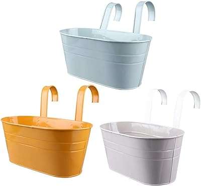 Iwanto 3 pièces fer métal suspendus pots de fleurs jardin balcon planteur seau en porte fleurs. Faites des découvertes et des économies chez DIAYTAR COTE D'IVOIRE . Notre boutique en ligne propose une gamme étendue de produits discount, couvrant la maison, l'électroménager, l'informatique, la mode et bien plus encore. Obtenez des produits de qualité à des prix imbattables en quelques clics seulement.