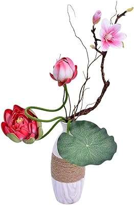 Yatai fleurs de lotus artificielles feuille magnolia avec pot en marbre plantes vertes pour bureau. DIAYTAR COTE D'IVOIRE  est la référence en matière de produits discount en ligne. Parcourez notre catalogue et trouvez des articles indispensables pour la maison, des appareils électroménagers de qualité, des solutions informatiques abordables, des vêtements tendance et des gadgets à des prix incroyables.