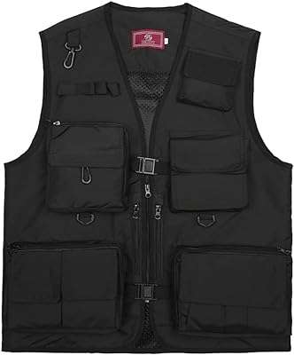 Gilet d'été en maille multi poches pour l'extérieur photographie de pêche. Plongez dans l'univers des bonnes affaires avec DIAYTAR COTE D'IVOIRE  ! Notre boutique en ligne vous propose une sélection de produits discount dans différents domaines, allant des indispensables de la maison aux dernières tendances en matière de mode et de technologie. Naviguez à travers notre catalogue et profitez d'offres à ne pas manquer.