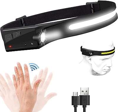 Torche frontale led rechargeable 2 cob faisceau large de 230° avec capteur. Faites des bonnes affaires avec DIAYTAR COTE D'IVOIRE, la référence en matière de produits discount. Notre boutique en ligne propose tout, des appareils électroménagers aux gadgets dernier cri, en passant par les vêtements branchés. Profitez de nos offres exceptionnelles et économisez sur tous vos achats.