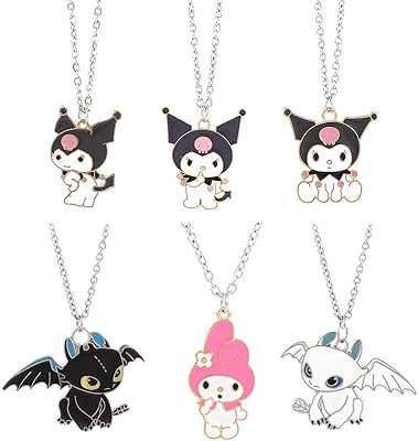 6 pièces dessin animé mignon kurumi ma mélodie kawaii sanriod pendentif collier en alliage. DIAYTAR COTE D'IVOIRE  - L'adresse incontournable des chasseurs de bonnes affaires en ligne. Découvrez notre large gamme de produits à prix discount, allant des gadgets innovants aux appareils électroménagers dernier cri. Faites des économies sans sacrifier vos envies !