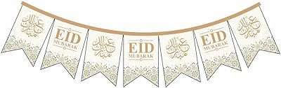 Bannière eid mubarak imprimée en arabe et en anglais paquet de 1. Découvrez DIAYTAR COTE D'IVOIRE, votre boutique en ligne discount préférée pour des achats malins. Trouvez tout ce dont vous avez besoin, de la maison à l'électroménager, de l'informatique à la mode, et profitez de prix imbattables sur notre gamme de produits variée et de qualité.