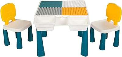 Ensemble de table d'activités 5 en 1 pour bébé avec 2. Ne cherchez plus, DIAYTAR COTE D'IVOIRE  est la boutique en ligne qu'il vous faut pour trouver tout ce dont vous avez besoin à petit prix ! Du petit électroménager aux articles de mode tendance en passant par les dernières technologies, explorez notre vaste catalogue et réalisez de véritables bonnes affaires !
