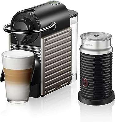 Machine à café nespresso pixie titan c61 noire + aeroccino  . DIAYTAR COTE D'IVOIRE, votre partenaire de shopping discount en ligne, regroupe une large gamme de produits à prix cassés pour tous les amateurs de bonnes affaires. Faites des économies sur vos achats de la maison à l'électroménager, de l'informatique à la mode, grâce à DIAYTAR COTE D'IVOIRE !