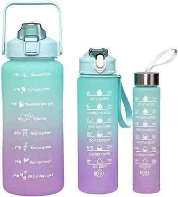 Pack de 3 bouteilles d'eau de sport avec paille 2l + 900. DIAYTAR COTE D'IVOIRE  est votre destination en ligne pour des offres incroyables. Parcourez notre collection variée de produits discount, comprenant des articles pour la maison, l'électroménager, l'informatique, la mode et les gadgets, et découvrez des prix imbattables qui correspondent à toutes les bourses.