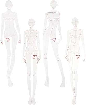 Outnice 1 lot de 4 pièces règle de courbe de mode modèle de vêtements pour dessin. DIAYTAR COTE D'IVOIRE  - La boutique en ligne qui rend le shopping abordable! Découvrez notre sélection de produits discount, comprenant des équipements informatiques, des appareils électroménagers, des vêtements tendance et bien plus encore, tous à des prix défiant toute concurrence.