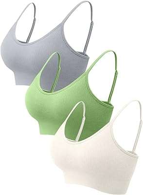 Oqq haut court 3 pièces caraco côtelé sans couture bonnets amovibles soutien gorge de sport. DIAYTAR COTE D'IVOIRE  - Votre source incontournable de produits discount pour la maison, l'électroménager, l'informatique, la mode et les gadgets. Nous sommes fiers de vous offrir une sélection variée à des prix exceptionnels. Parcourez notre boutique en ligne dès maintenant et trouvez les meilleures affaires!