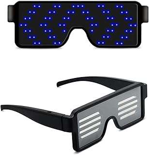 Lunettes lumineuses led sans fil lunettes de fête rechargeables par usb avec néon. DIAYTAR COTE D'IVOIRE  - votre partenaire pour un shopping discount en ligne réussi. Parcourez notre assortiment complet de produits discount, incluant tout ce dont vous avez besoin pour la maison, l'électroménager, l'informatique, la mode et les gadgets. Profitez de nos prix avantageux et faites des économies sur vos achats en ligne, sans compromis sur la qualité.